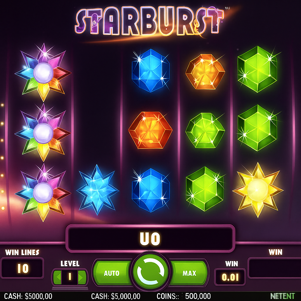 Manga Casino - Starburst Slot Game
