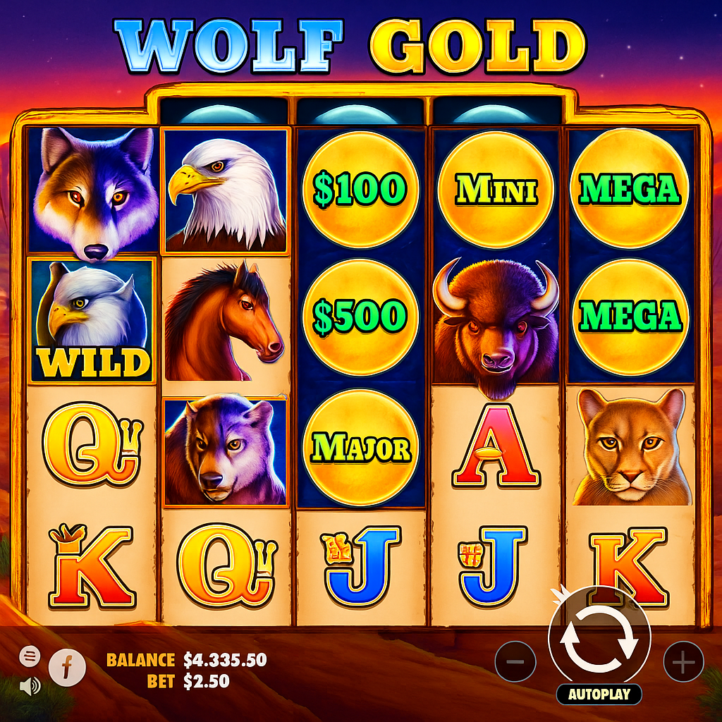 Manga Casino - Wolf Gold Slot Game